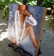 Original art for sale at UGallery.com | His Shirt 8 by Judy Mackey | $300 | oil painting | 8' h x 8' w | thumbnail 2