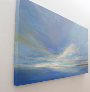 Original art for sale at UGallery.com | Coastal Light by Sheila Finch | $3,225 | oil painting | 24' h x 48' w | photo 3