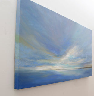 Original art for sale at UGallery.com | Coastal Light by Sheila Finch | $3,225 | oil painting | 24' h x 48' w | photo 3