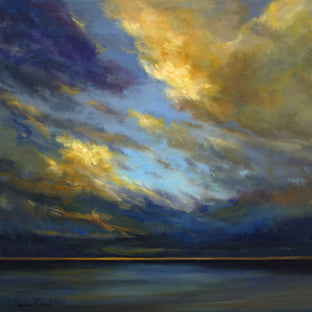 Original art for sale at UGallery.com | Pacific Coastal Clouds by Sheila Finch | $1,500 | oil painting | 20' h x 20' w | photo 1
