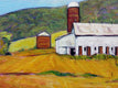 Original art for sale at UGallery.com | Lycoming County, PA Farm by Doug Cosbie | $375 | oil painting | 11' h x 14' w | thumbnail 4
