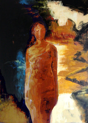 Original art for sale at UGallery.com | Imperious by Naoko Paluszak | $4,725 | oil painting | 48' h x 36' w | photo 1