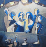 Original art for sale at UGallery.com | The End of the Day by Diana Elena Chelaru | $475 | acrylic painting | 12' h x 12' w | thumbnail 1