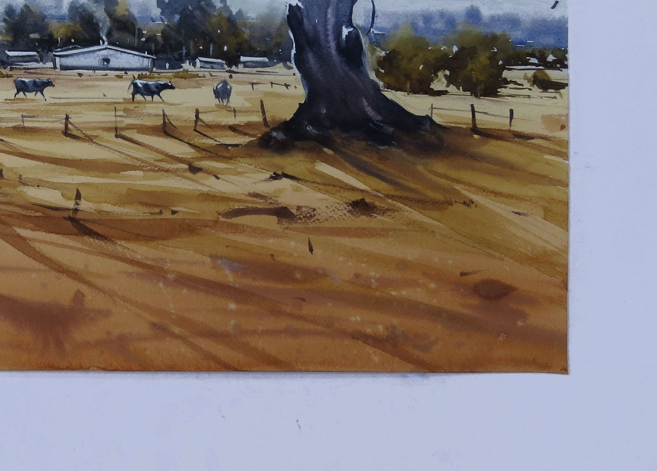 And into the Forest I Go by Swarup Dandapat |  Side View of Artwork 