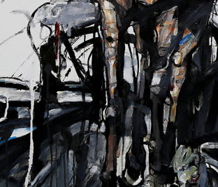 Stallions by Shao Yuan Zhang |   Closeup View of Artwork 