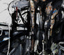 Original art for sale at UGallery.com | Stallions by Shao Yuan Zhang | $6,225 | oil painting | 36' h x 48' w | thumbnail 4