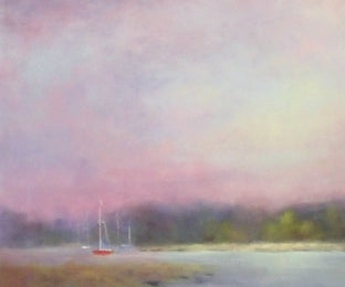 Original art for sale at UGallery.com | The Afterlight by Gail Greene | $600 | oil painting | 20' h x 16' w | photo 4