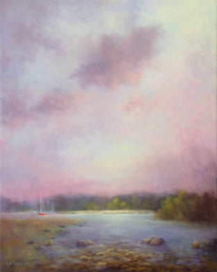 Original art for sale at UGallery.com | The Afterlight by Gail Greene | $600 | oil painting | 20' h x 16' w | photo 1