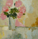 Original art for sale at UGallery.com | Spring Flowers by Judy Mackey | $1,950 | oil painting | 30' h x 30' w | thumbnail 1