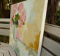 Original art for sale at UGallery.com | Spring Flowers by Judy Mackey | $1,950 | oil painting | 30' h x 30' w | thumbnail 2
