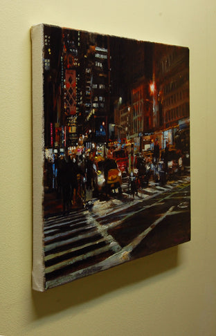 The Crossing at 59th and 6th by Onelio Marrero |  Side View of Artwork 