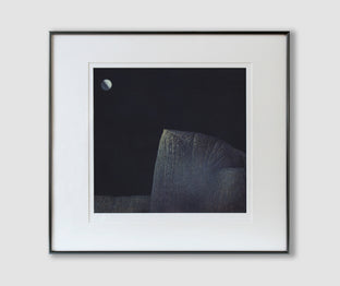 Original art for sale at UGallery.com | Moon Canyon by Shao Yuan Zhang | $900 | printmaking | 15.5' h x 15.5' w | photo 3