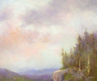 Original art for sale at UGallery.com | Under the Coral Mist by Gail Greene | $375 | oil painting | 11' h x 14' w | photo 4