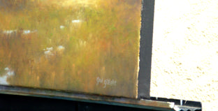 Original art for sale at UGallery.com | Castles in the Air by Gail Greene | $500 | oil painting | 16' h x 16' w | photo 2