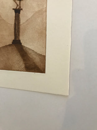 Original art for sale at UGallery.com | On a Pedestal by Doug Lawler | $325 | printmaking | 10' h x 8' w | photo 2