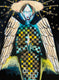 Original art for sale at UGallery.com | Vibrant and Checkered by Scott Dykema | $2,900 | mixed media artwork | 40' h x 30' w | thumbnail 1