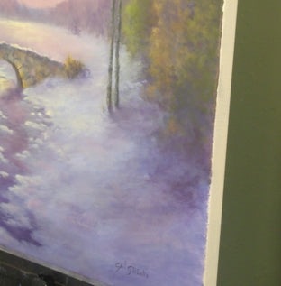 Original art for sale at UGallery.com | Scarlet Winter by Gail Greene | $825 | oil painting | 24' h x 20' w | photo 2
