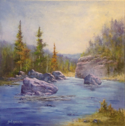 Butterscotch Pines by Gail Greene | Artwork Main Image