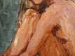 Original art for sale at UGallery.com | Black Patent Leather by Judy Mackey | $350 | oil painting | 8' h x 8' w | thumbnail 2