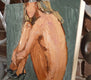 Original art for sale at UGallery.com | Black Patent Leather by Judy Mackey | $350 | oil painting | 8' h x 8' w | thumbnail 4