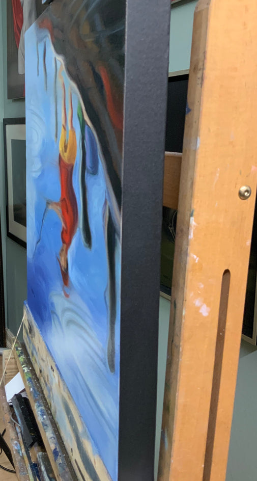 My Real Passion by Andres Lopez |  Side View of Artwork 