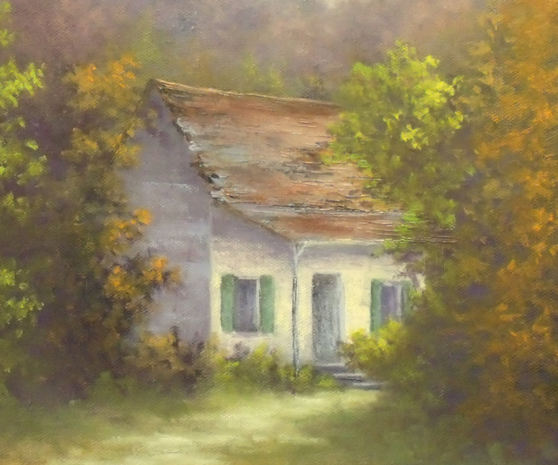 Time Stands Still by Gail Greene |  Closeup View of Artwork 