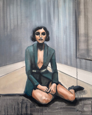 Original art for sale at UGallery.com | Not the Girl I Used to Be by Malia Pettit | $1,425 | oil painting | 30' h x 24' w | photo 1