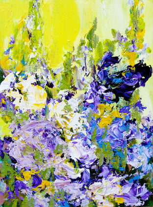 Original art for sale at UGallery.com | Sudeley Garden by Allan P. Friedlander | $275 | acrylic painting | 12' h x 9' w | photo 1