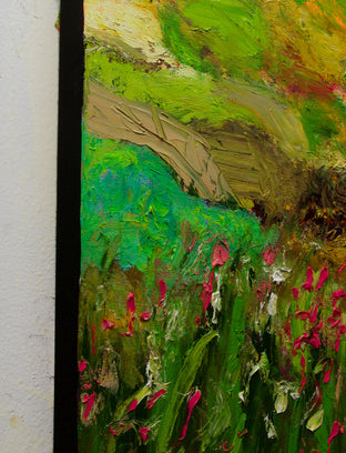 Original art for sale at UGallery.com | Red Roses by Allan P. Friedlander | $900 | oil painting | 24' h x 24' w | photo 2