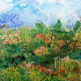 Original art for sale at UGallery.com | Garden of Delight by Allan P. Friedlander | $2,750 | acrylic painting | 36' h x 36' w | photo 1