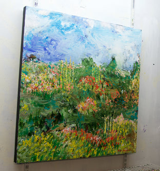 Original art for sale at UGallery.com | Garden of Delight by Allan P. Friedlander | $2,750 | acrylic painting | 36' h x 36' w | photo 3