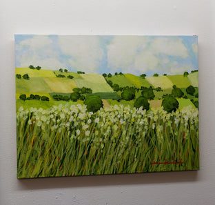 Original art for sale at UGallery.com | Early Grass by Allan P. Friedlander | $600 | acrylic painting | 18' h x 24' w | photo 3