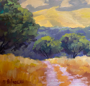 Original art for sale at UGallery.com | Golden Solitude by Steven Guy Bilodeau | $550 | oil painting | 12' h x 16' w | photo 2