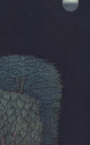 Original art for sale at UGallery.com | Full Moon by Shao Yuan Zhang | $900 | printmaking | 14' h x 16' w | photo 4