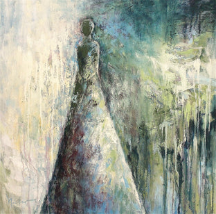 Original art for sale at UGallery.com | Who Are These Angels LIX by Naoko Paluszak | $1,650 | oil painting | 24' h x 24' w | photo 1