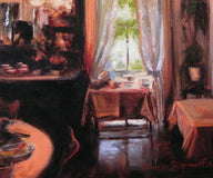 Original art for sale at UGallery.com | Afternoon Tea by Jonelle Summerfield | $500 | oil painting | 14' h x 11' w | thumbnail 4