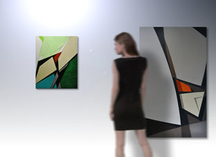 Abstract Landscape #11 by Paul Kirley |  Side View of Artwork 