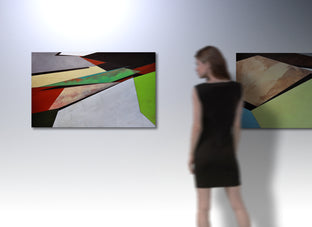 Abstract Landscape #14 by Paul Kirley |   Closeup View of Artwork 