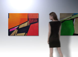 Abstract Landscape #2 by Paul Kirley |   Closeup View of Artwork 