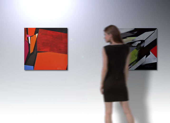 Abstract Landscape #9 by Paul Kirley |   Closeup View of Artwork 