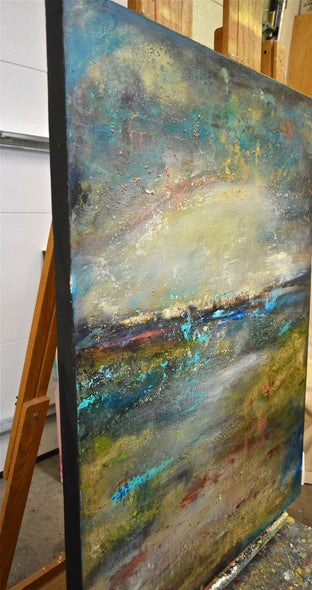 Original art for sale at UGallery.com | Aegean l by DL Watson | $2,675 | acrylic painting | 40' h x 30' w | photo 2