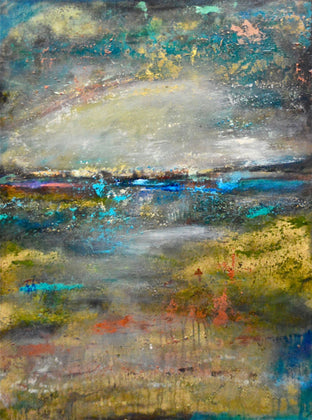 Original art for sale at UGallery.com | Aegean l by DL Watson | $2,675 | acrylic painting | 40' h x 30' w | photo 1