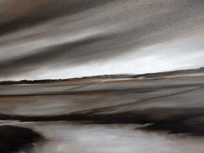 Aerial Dramatics by Mandy Main |  Side View of Artwork 