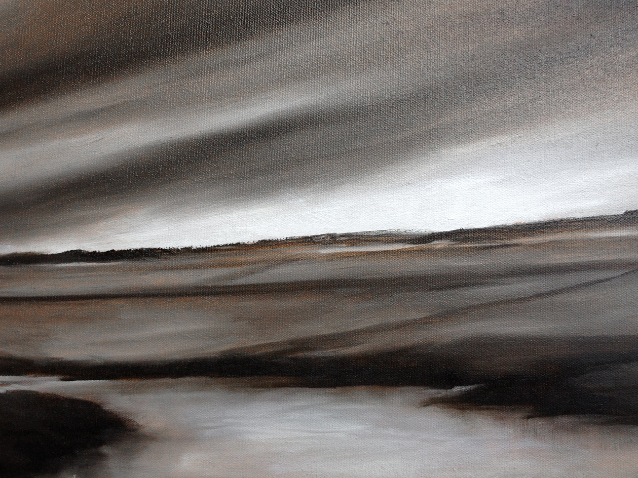 Aerial Dramatics by Mandy Main |  Side View of Artwork 