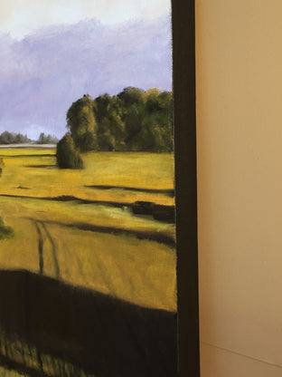 Original art for sale at UGallery.com | Agricultural Geometry by Mandy Main | $2,875 | oil painting | 72' h x 24' w | photo 2