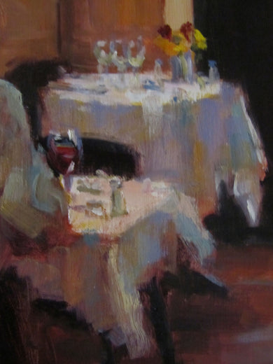 And Then He Told Them by Faye Vander Veer |   Closeup View of Artwork 