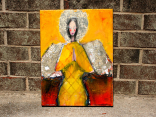 Angel Decorated in Gold by Scott Dykema |  Context View of Artwork 