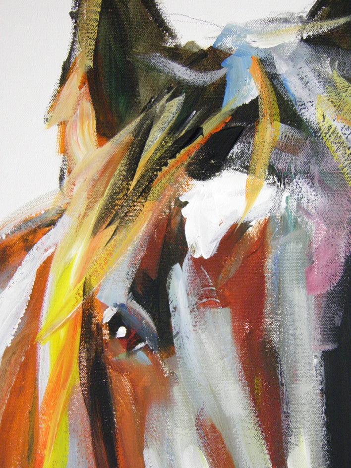 Apple? by Chris Wagner |  Closeup View of Artwork 