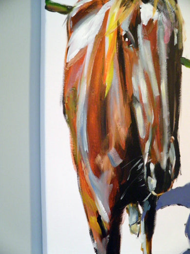 Apple? by Chris Wagner |  Side View of Artwork 