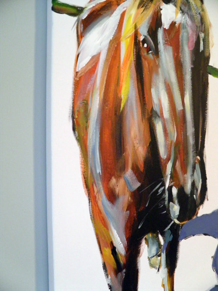 Apple? by Chris Wagner |  Side View of Artwork 